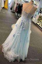 One Shoulder Flowers Lace Formal Prom Dress Applique Sweetheart With Split