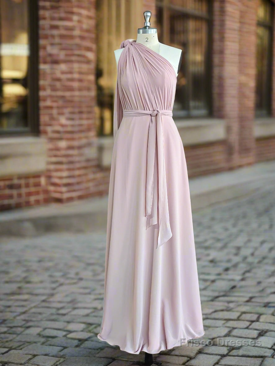 rustic pink dress Two Piece Dusty Pink Boho Casual Rustic Bridesmaid Dresses with Tulle Skirt