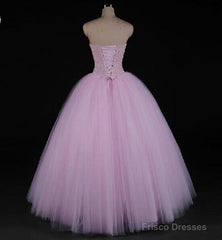 Pink Beaded Gorgeous Long Sweet 16 Dresses, New Style Formal Dresses