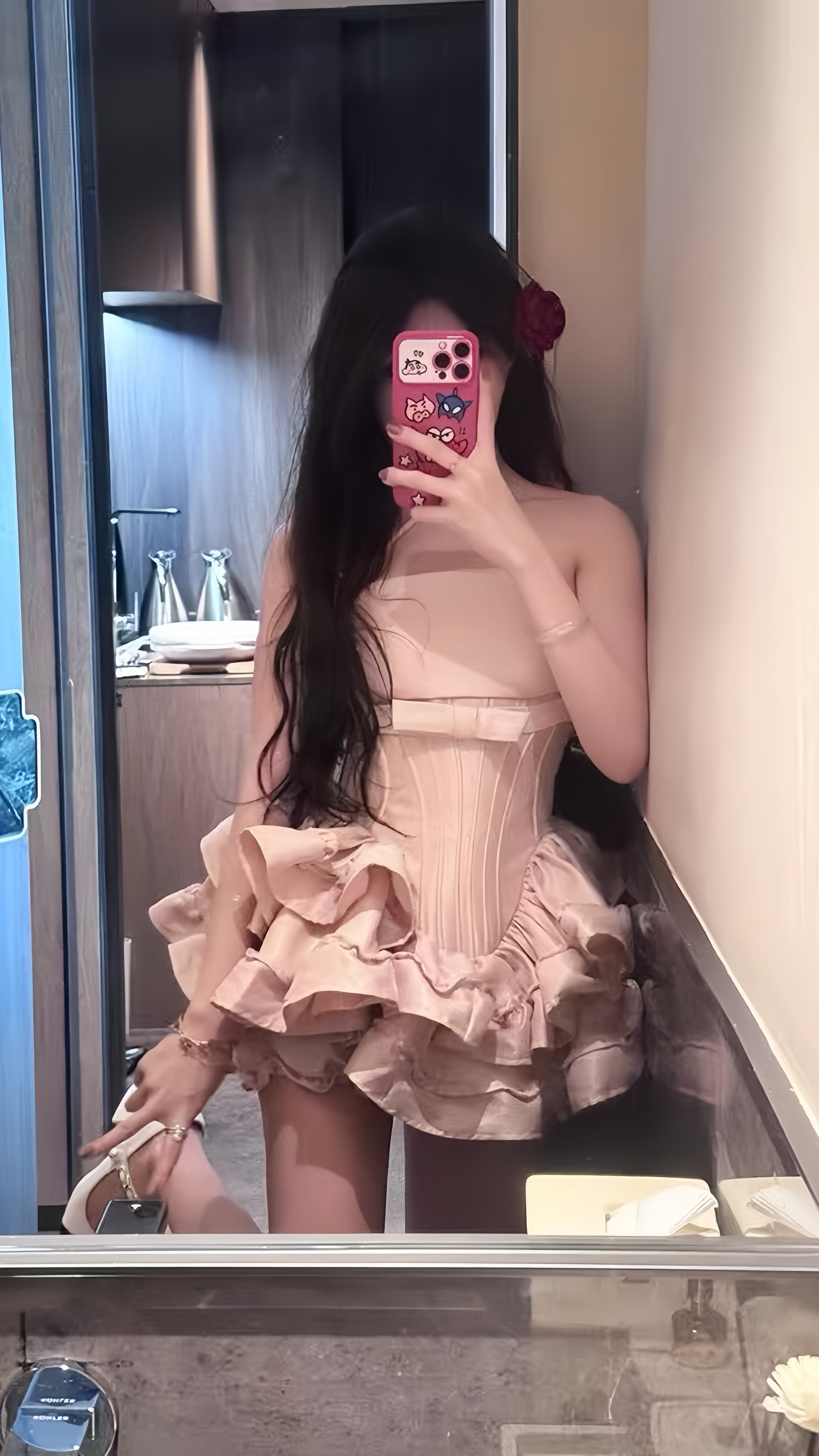 Pink Homecoming Dresses Mini Party Dress Birthday Prom Graduation Dresses