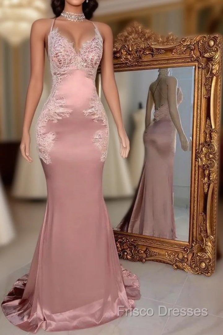Pink Long Formal Prom Dress, Formal Dress Main image