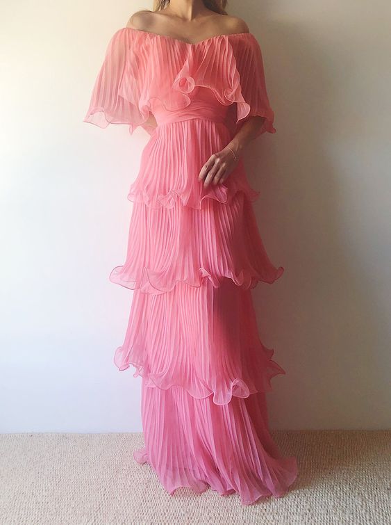 Pink Prom Dress Women Sexy Dresses Elegant Party Dress Secondary image