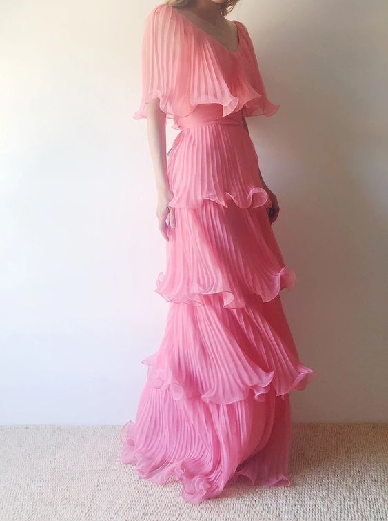 Pink Prom Dress Women Sexy Dresses Elegant Party Dress