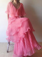 Pink Prom Dress Women Sexy Dresses Elegant Party Dress