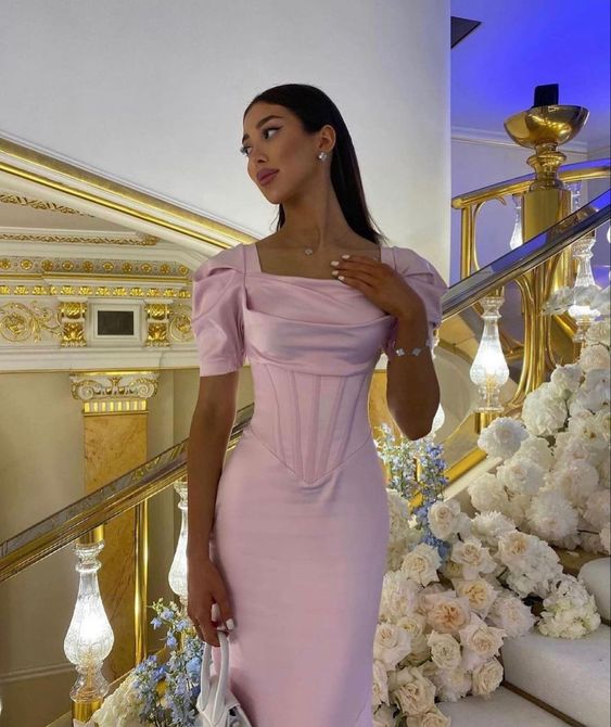 Pink Prom Dresses Women Formal Party Evening Gown Main image