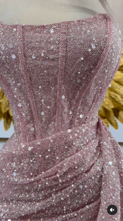 Pink Strapless Sequins Party Dress Mini Hoco Dress Birthday Outfits