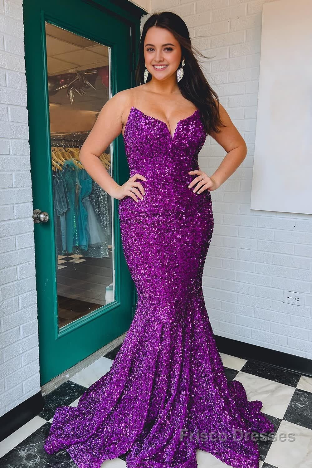 Pink Sweetheart Prom Dress