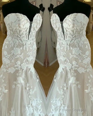 Plus Size Boho Wedding Dress Mermaid Appliques