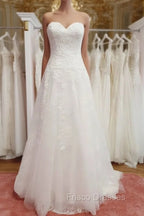 Plus Size Lace Overlay Wedding Dress Strapless