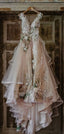 Popular Formal A Line Tulle Bridal Gown Long Prom Dresses