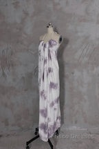 Pretty A Line Halter Floral Chiffon Long Formal Prom Dress Birthday Dress For Women