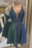 Pretty A-Line Sequins Shiny Short Cute Homecoming Dress Party Dress
