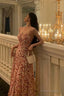 Pretty A Line Spaghetti Straps Chiffon Floral Sleeveless Date Night Dress Prom Dresses Birthday Party Outfit