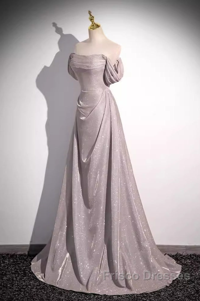 Pretty A Line Square Neckline Sleeveless Long Evening Party Dress Pink Formal Prom Dress Secondary image