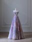 Pretty A Line Sweetheart Tulle Long Prom Dresses Evening Gowns