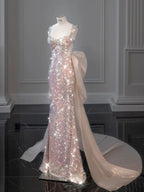 Pretty Mermaid Sweetheart Sequin Long Evening Dress Prom Dresses Birthday Outfits