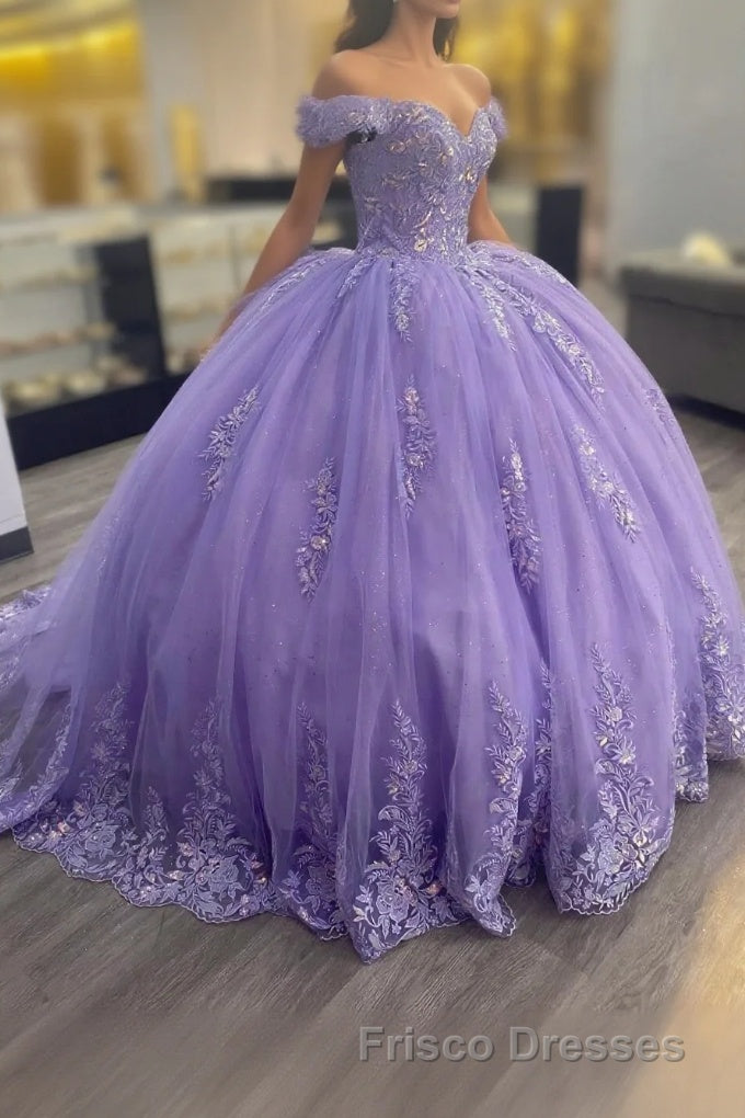 Lilac Corset Mexican Quinceanera Dress Ball Gown Main image