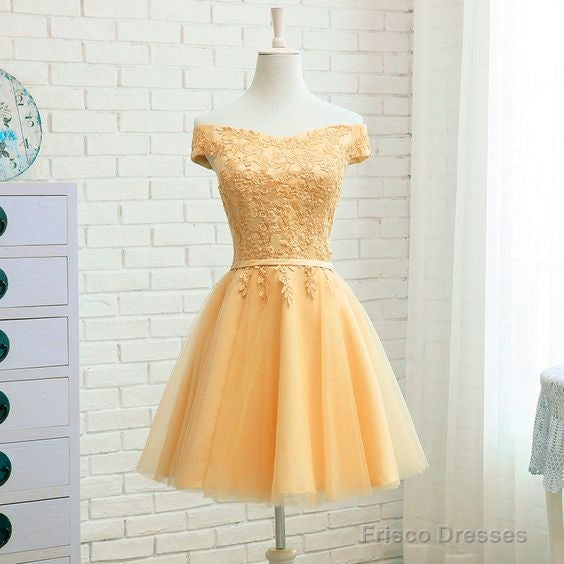 Princess A-Line Party Dress Lace Up Back Homecoming Dress