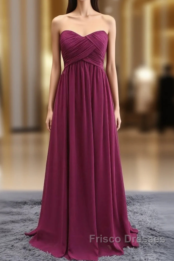 Princess Sweetheart Open-Back Formal Prom Dress Main image