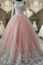 Princess Wedding Dress Lace Long Sleeves