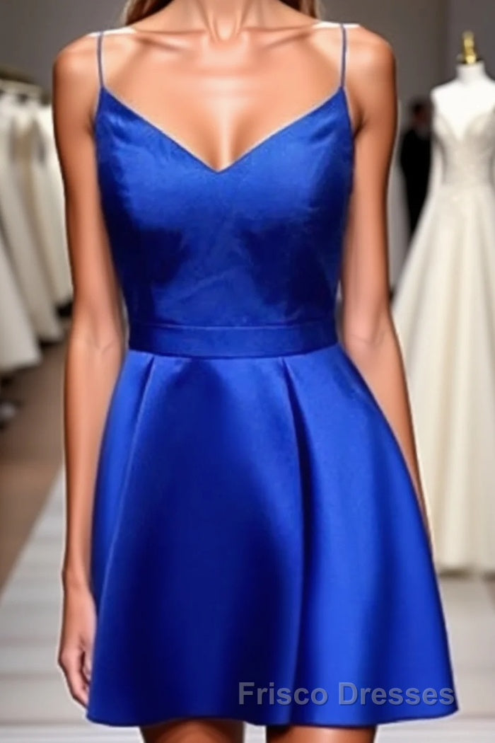 Royal Blue Short Cute Fashion Homecoming Dress Main image