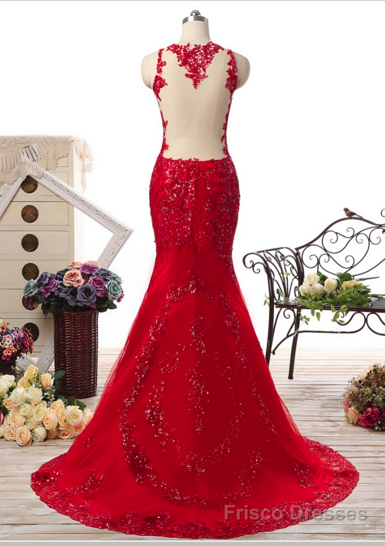 real mermaid dress Luxury Nude Off Shoulder Crystal Beaded Mermaid Dress LA73710A pink / 12