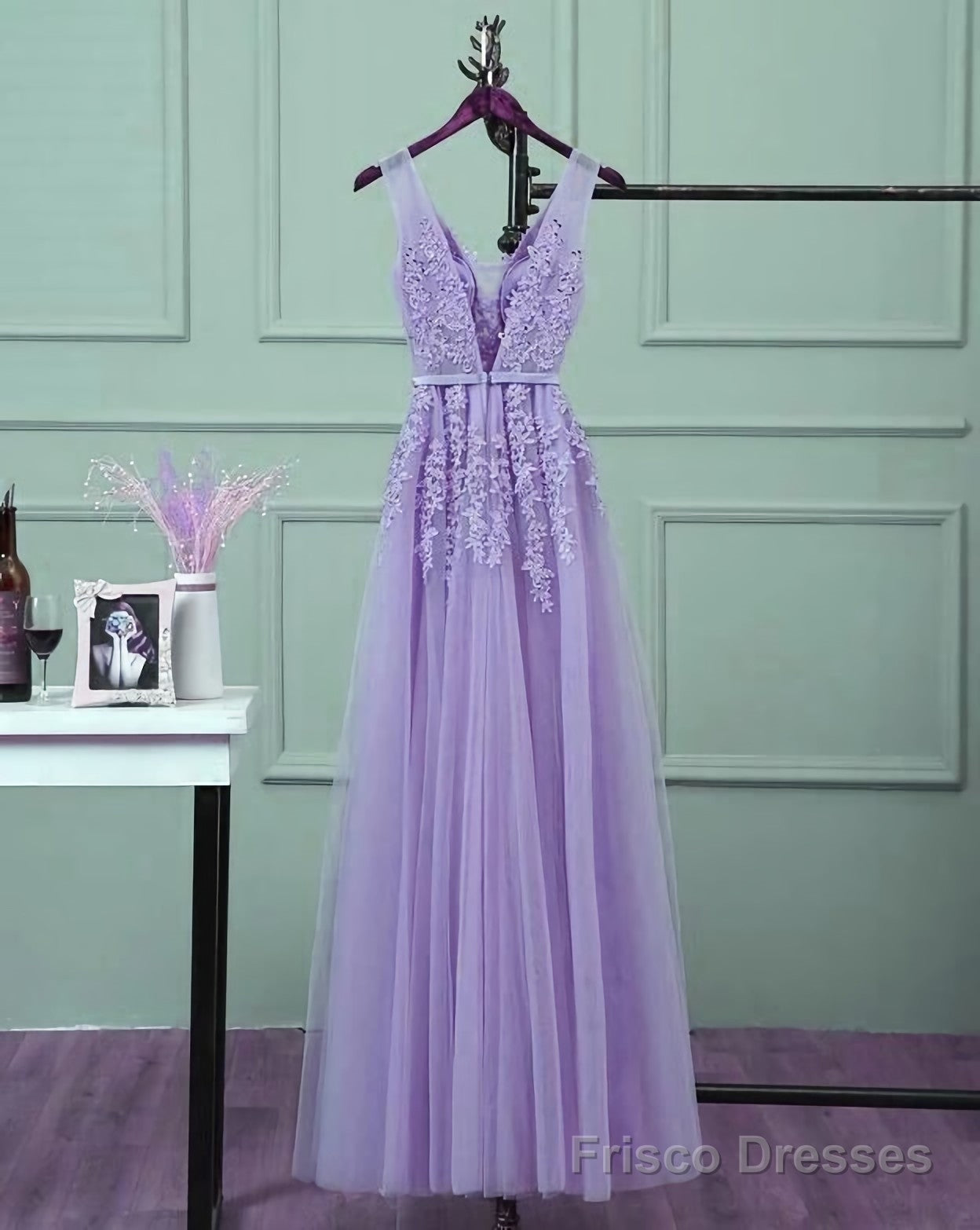 Tulle Floor Length New Style Party Dresses Main image