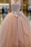 Real Made Sweetheart Princess Lace Up Tulle New Arrival Formal Prom Dress