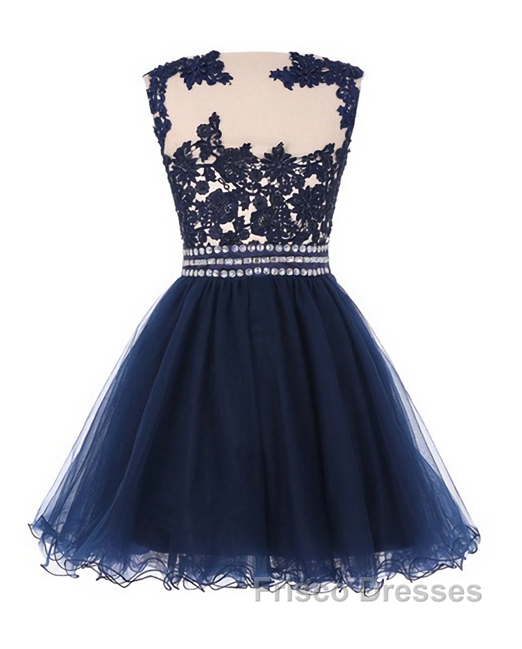 Navy Blue Lace Short With Waist Beadings Royal Blue Custom Made Mini Length Women Skirt Formal Prom Dress