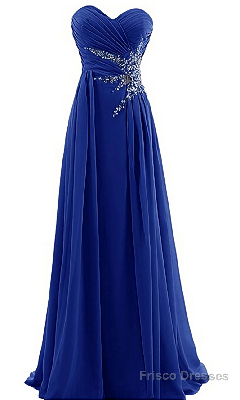 Sweetheart Beading Floor-length Chiffon Evening Dresses