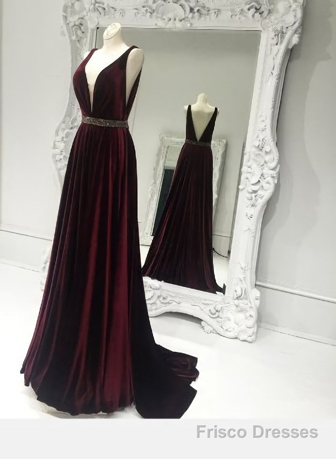 V-Neck Long Charming Women High Quality Occasion Evening Dresses Secondary image