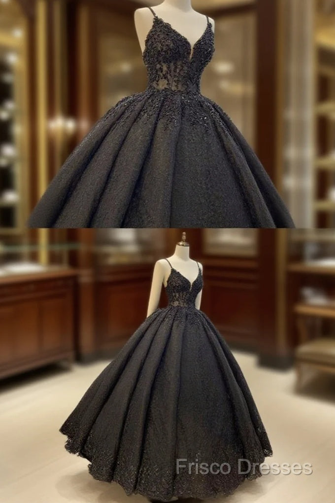 Formal Prom Dress Black Lace Wedding Dress Main image