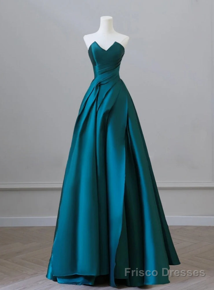 Purple Tulle Appliques V-neck Backless Prom Dress Main image