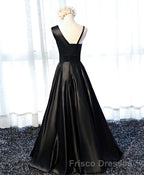 Stylish Satin Long Formal Prom Gown Formal Prom Dress