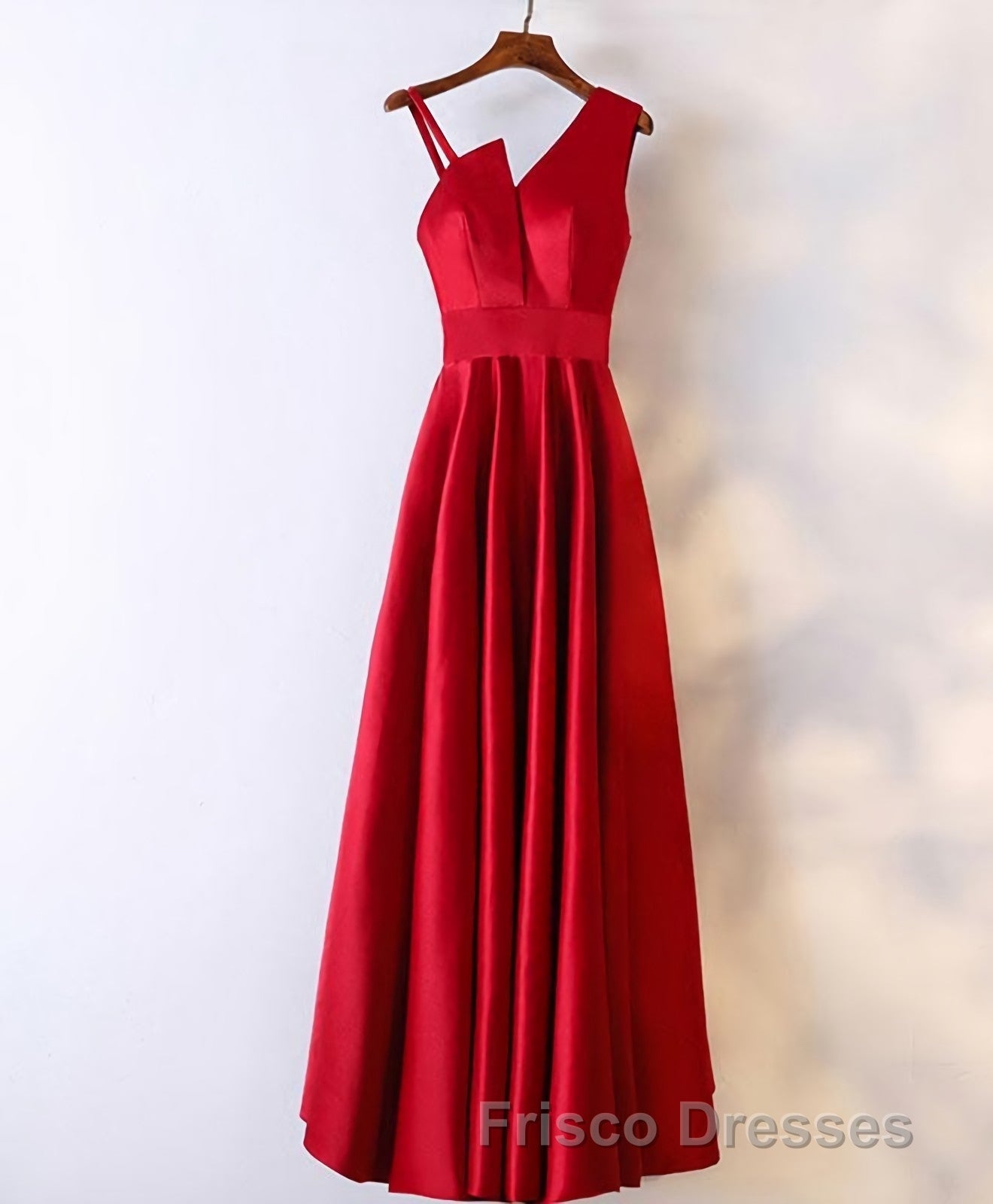 Stylish Satin Long Formal Prom Gown Formal Prom Dress