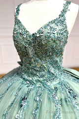 Quinceanera Dress Ball Gown Straps Sweetheart Quinceanera Dresses With Applique