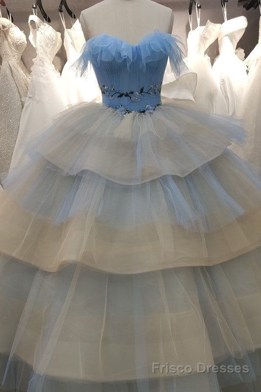 Quinceanera Dress Novelty Elegant Quinceanera Dress White Ruffles Strapless Ball Gown Evening Dress Main image
