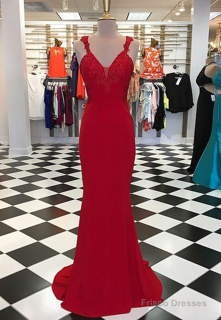 Red Long Prom Dress,Prom Dresses,Pageant Dress,Evening Dress,Ball Dance Dresses,Graduation School Party Gown Main image