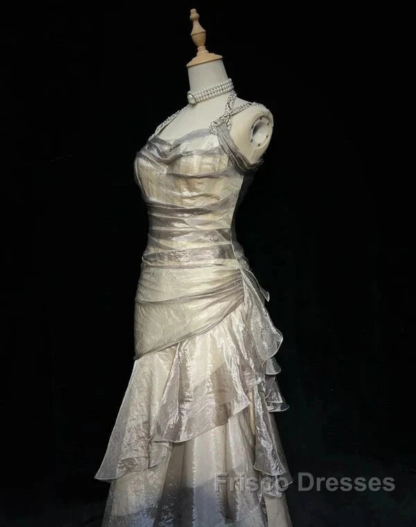 Retro Mermaid Long Formal Prom Dress New Long Evening Gowns Secondary image