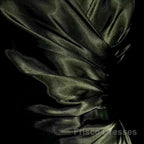 Retro Mermaid Spaghetti Straps Satin Green Long Evening Dress Formal Prom Dress