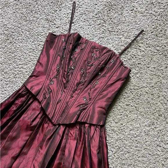 Retro New Style Long Dress Birthday Dress Beautiful Dress Secondary image