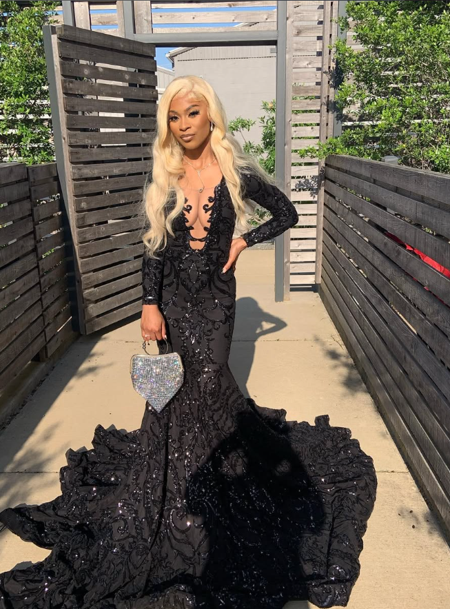 Princess Black Girl Long Prom Dress Mermaid Dress