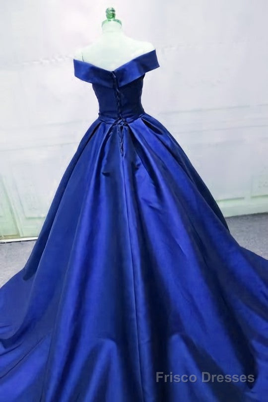 Royal Blue Party Dress, Prom Dress , Long Formal Gowns Secondary image
