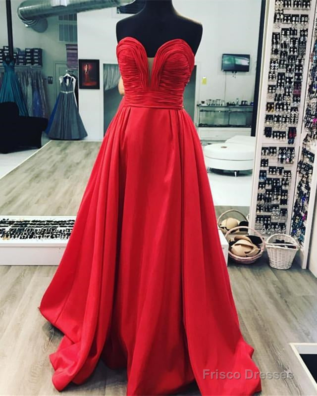 Ruched Sweetheart Long Taffeta Floor Length Evening Dresses Secondary image
