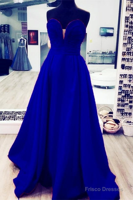 Ruched Sweetheart Long Taffeta Floor Length Evening Dresses
