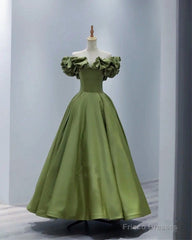 Ruffles Sleeves Satin Midi Bridesmaid Dresses