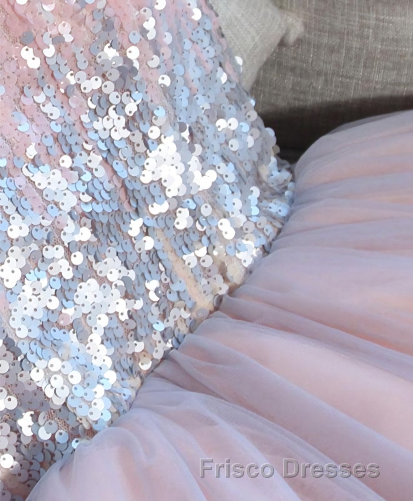 Cute Pink V Neck Tulle Seqsuins Short Formal Prom Dress, Cocktail Dress
