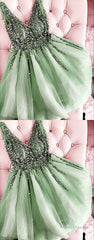 Sage Green Beach Bridesmaid Homecoming Dresses