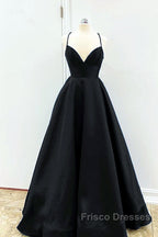 Satin Empire Formal Prom Dress Lace Up Back