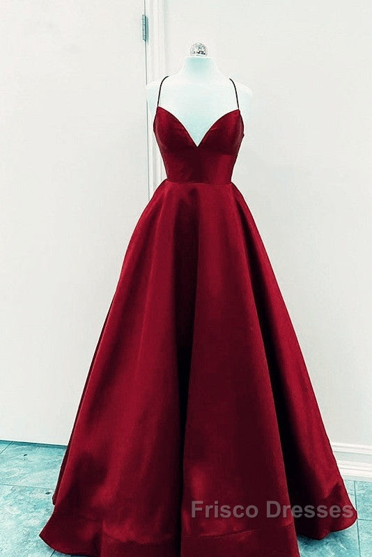 Satin Empire Formal Prom Dress Lace Up Back